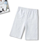 Weiße Sporthose mit elastischem Bund, ideal für Fitness und Freizeit. Bequem und vielseitig, perfekt für Sport und Alltag.