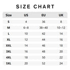 Größentabelle für Kleidung: US, EU, UK Größenvergleich. Ideal für Mode, Bekleidung, Online-Shopping. Größen: S bis 5XL.