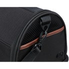 Schwarze Trixie Airline-Tasche mit robustem Reißverschluss, ideal für Haustiertransport. Hochwertiges Material, komfortabel und sicher.